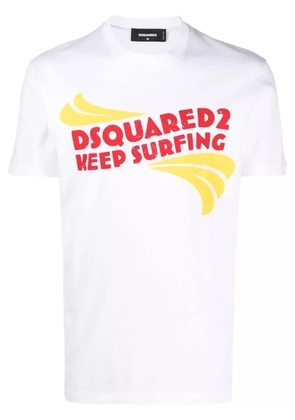 DSQUARED2 logo-print T-shirt - White