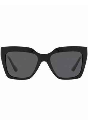 Versace Eyewear Greca-panel sunglasses - Black