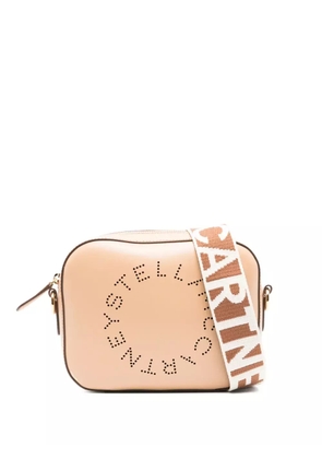 Stella McCartney mini Logo cross body bag - Neutrals