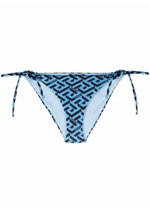 Versace logo bikini bottoms - Blue