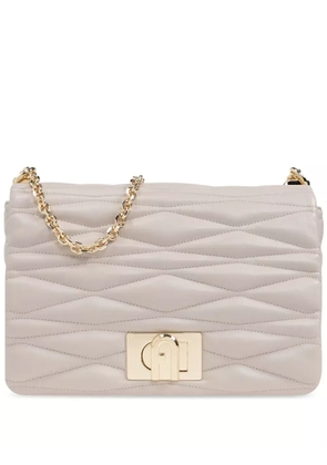 Furla quilted shoulder bag - Neutrals