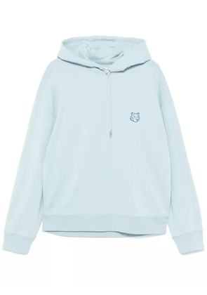 Maison Kitsuné Bold Fox Head-patch hoodie - Blue