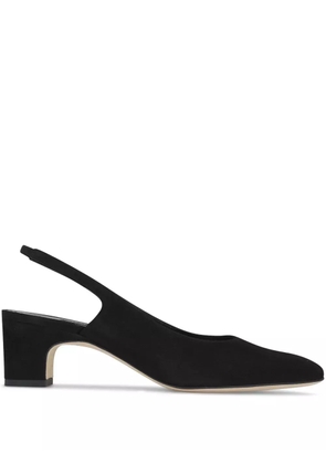 Manolo Blahnik 50mm leather pumps - Black