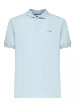 Sun68 embroidered-logo polo shirt - Blue