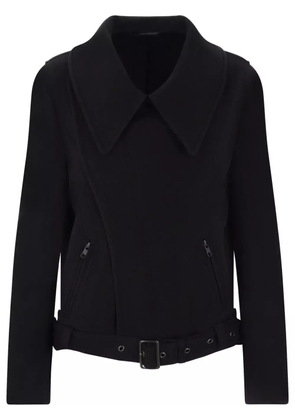 Y's brushed-finish jacket - Black