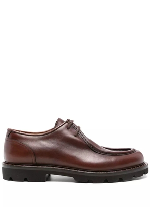 Scarosso Damiano leather Derby shoes - Brown