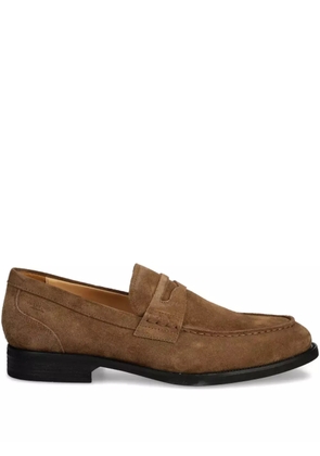 VAGABOND suede penny loafers - Brown