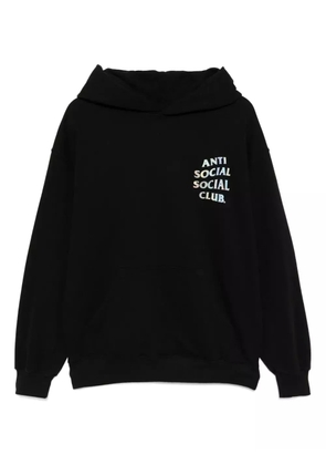Anti Social Social Club Get Weird Hologram hoodie - Black