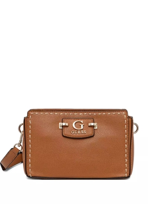 GUESS USA mini Nastra cross body bag - Brown