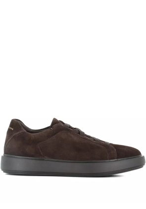 Officine Creative suede lace-up sneakers - Brown