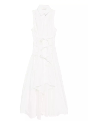 Marc Le Bihan asymmertic shirt dress - White