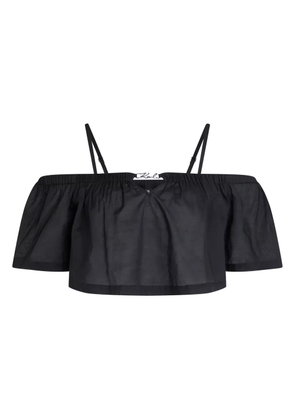 Karl Lagerfeld DNA beach top - Black