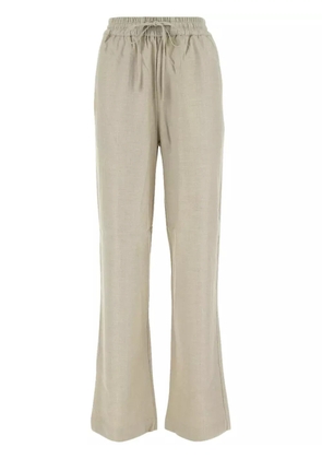 Co drawstring straight-leg trousers - Neutrals