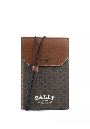 Bally neck strap wallet - Brown