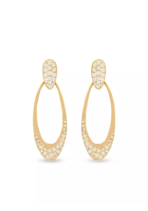 Susan Caplan Vintage 1990s door knocker clip-on earrings - Gold