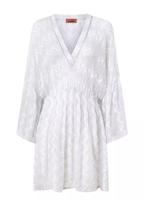 Missoni zigzag cover-up - White