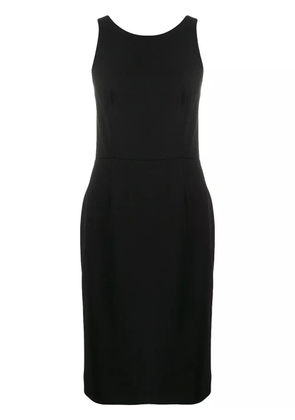 Givenchy graphic neck dress - Black