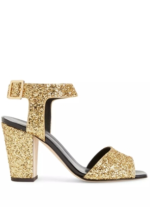 Giuseppe Zanotti 80mm Emmanuelle sandals - Gold
