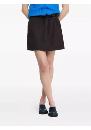 JW Anderson gathered mini skirt - Brown