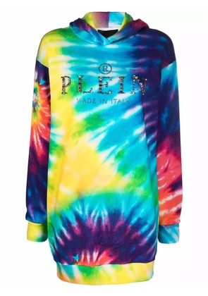 Philipp Plein crystal-embellished hoodie - Yellow