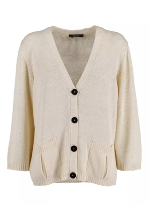 Krizia Pre-Owned V-neck cardigan - Neutrals