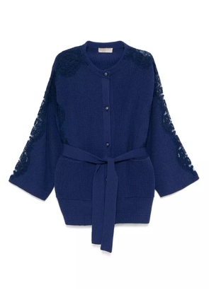 Elie Saab button-up cardigan - Blue