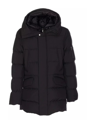 Moorer hooded padded jacket - Black