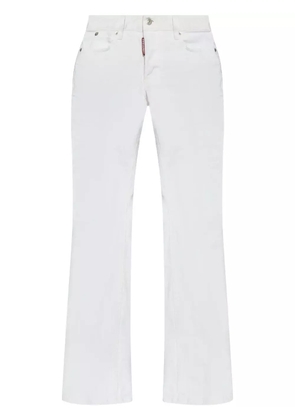 DSQUARED2 logo patch jeans - White