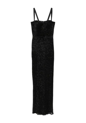 SILK LOVE & LACE Irina dress - Black