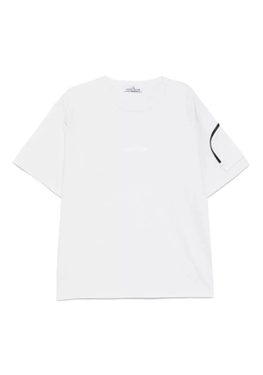 Stone Island short-sleeved cotton t-shirt - Blue