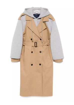 Monse deconstructed trench coat - Brown