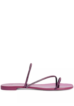 Giuseppe Zanotti Julianne flat sandals - Pink