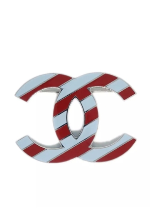 CHANEL Pre-Owned 2016 CC brooch - Silver