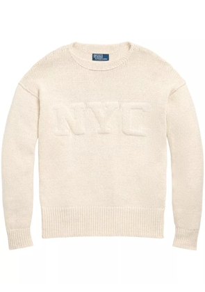 Polo Ralph Lauren cotton-blend long sleeved pullover - Neutrals