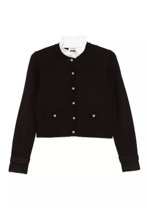 SANDRO button-fastening cardigan - Brown