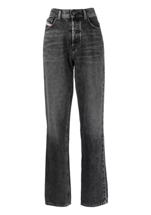 Diesel 1956 straight-leg cropped jeans - Grey