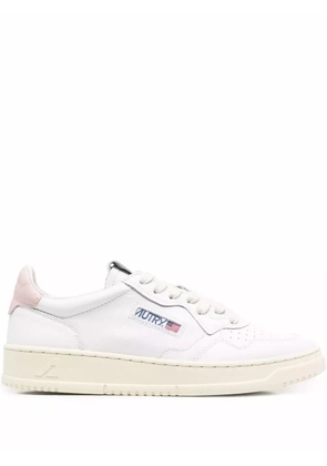 Autry side logo-patch sneakers - White