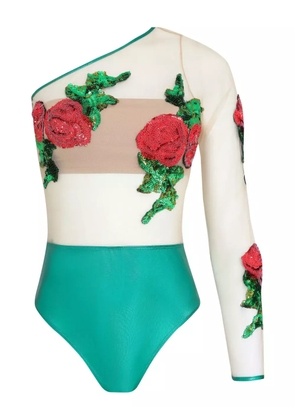 Brigitte Rosas Carnaval/Festival bodysuit - Green