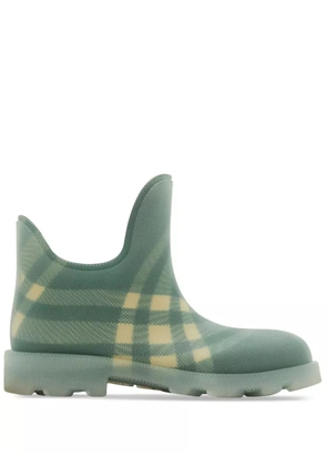Burberry Marsh checkered ankle boots - Green