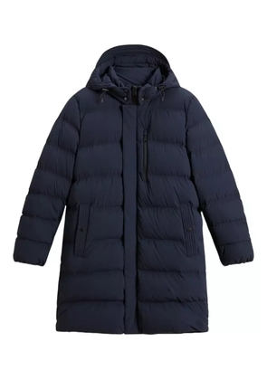 Woolrich hooded puffer coat - Blue