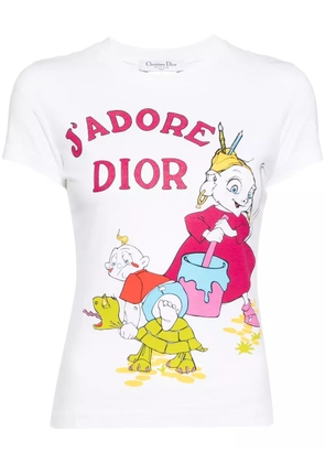 Christian Dior Pre-Owned 2002 J'Adore Dior graphic-print T-shirt - White