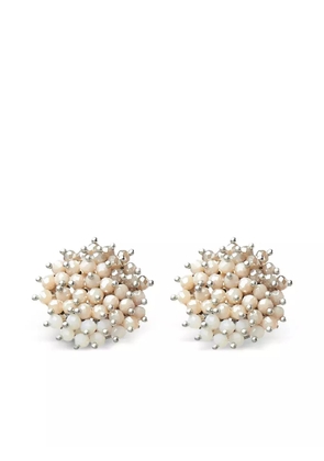 Peserico pearl cluster earrings - Neutrals