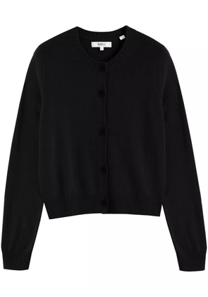Chinti & Parker crew-neck knitted cardigan - Black