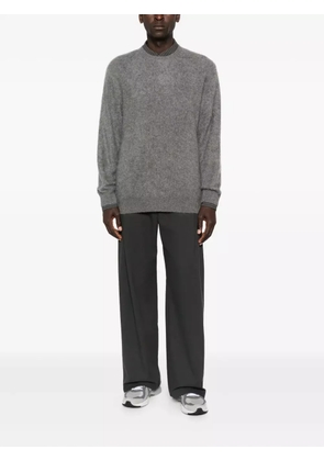 Soft Goat crew-neck sweater - Grey