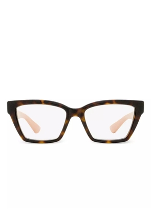 Gucci Eyewear squared-frame glasses - Brown