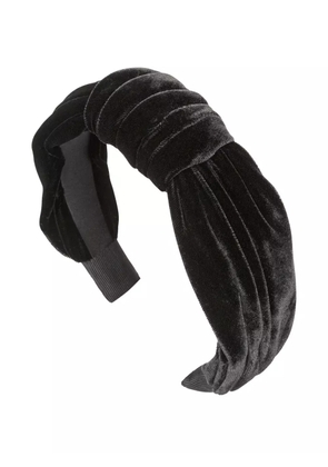 Jennifer Behr Helene knotted headband - Black