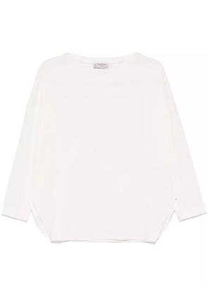 Alberto Biani crepe-texture blouse - White