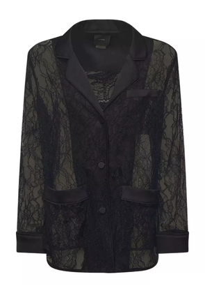 PINKO lace pocketed jacket - Black
