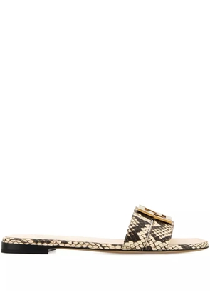 FENDI FFold slides - Neutrals