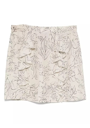 Marni Pre-Owned 2010s silk skirt - Neutrals